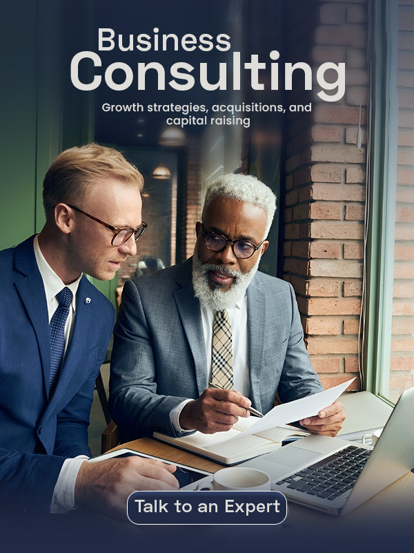 Eric Lawrence Frazier, MBA, in a business consulting meeting