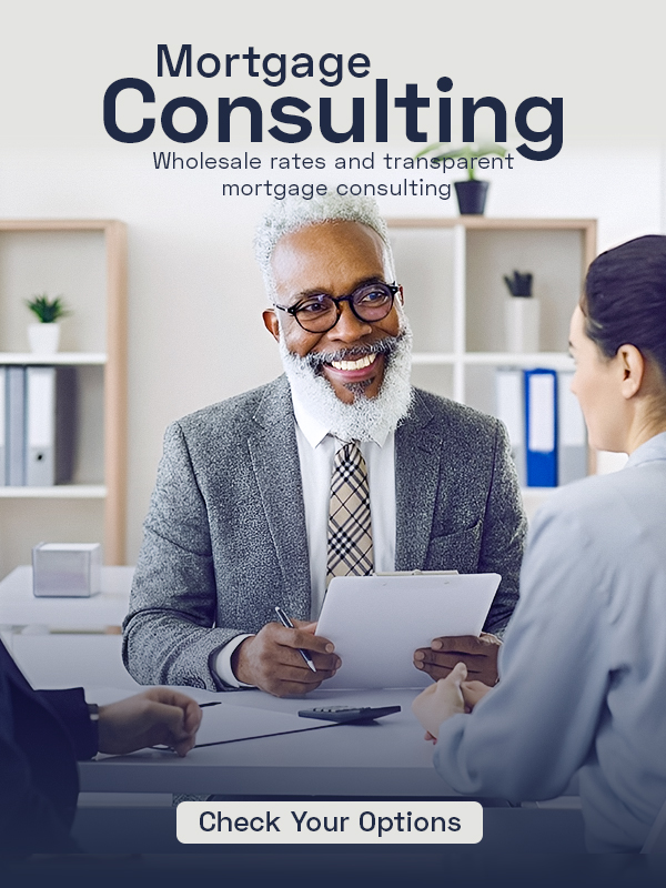 Eric Lawrence Frazier, MBA, reviewing mortgage options with a client