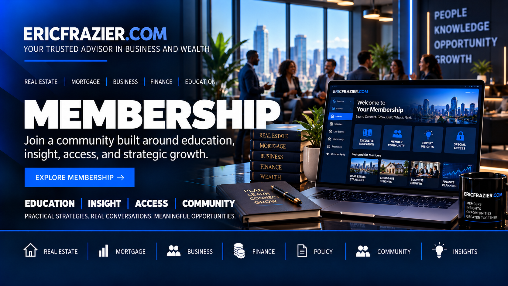 Eric Frazier Membership — Personal guidance. Practical education. Consultations and exclusive media.