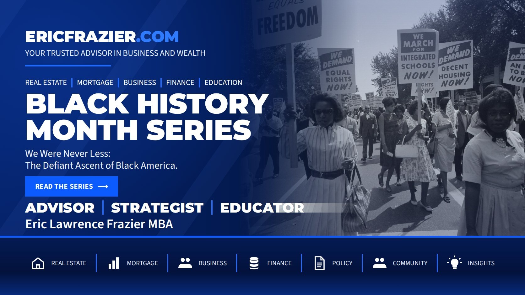 Black History Month Series — We Were Never Less: The Defiant Ascent of Black America.