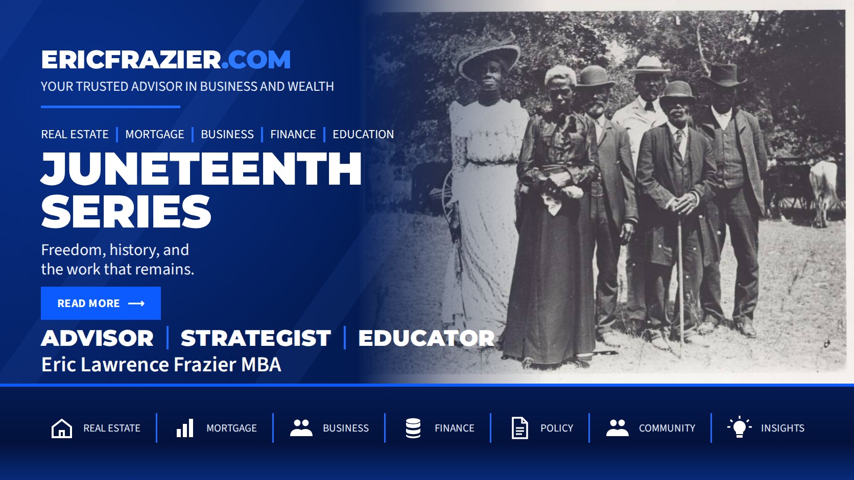Juneteenth Series — Emancipation Day celebration, 1900.